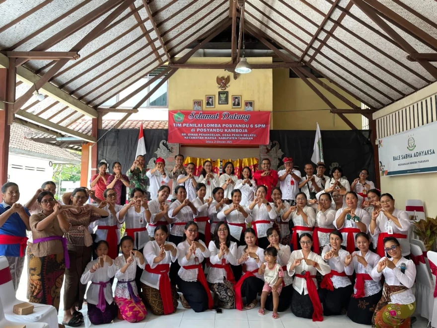 LOMBA POSYANDU 6 SPM POSYANDU KAMBOJA, BANJAR DINAS PEKANDELAN, DESA PEKEN BELAYU, KECAMATAN MARGA